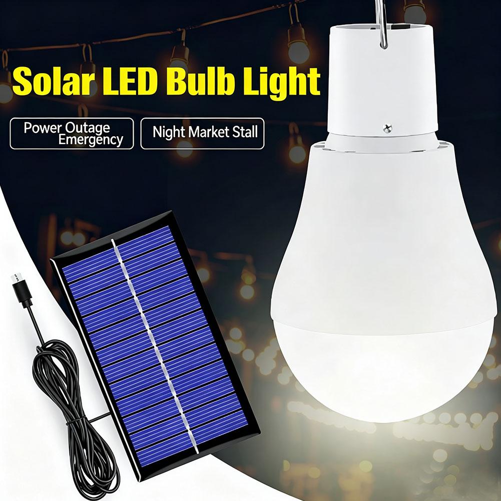 Power Outage Light - 태양광 LED 전구, IP65 방수 등급,
